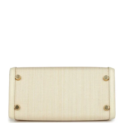 Vintage Hermes Kelly Sellier 20 Parchemin Crinoline and Box Gold Hardware Vintage Hermes Kelly Sellier 20 Parchemin Crinoline and Box Gold Hardware
