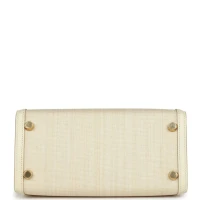 Vintage Hermes Kelly Sellier 20 Parchemin Crinoline and Box Gold Hardware Vintage Hermes Kelly Sellier 20 Parchemin Crinoline and Box Gold Hardware