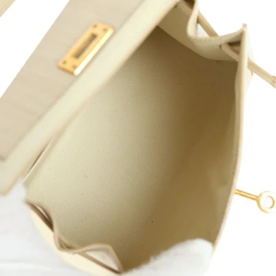 Vintage Hermes Kelly Sellier 20 Parchemin Crinoline and Box Gold Hardware Vintage Hermes Kelly Sellier 20 Parchemin Crinoline and Box Gold Hardware