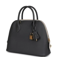 Hermes 1923 Bolide 25 Graphite and Gris Pale Epsom Gold Hardware Hermes 1923 Bolide 25 Graphite and Gris Pale Epsom Gold Hardware