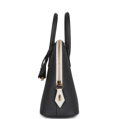 Hermes 1923 Bolide 25 Graphite and Gris Pale Epsom Gold Hardware Hermes 1923 Bolide 25 Graphite and Gris Pale Epsom Gold Hardware