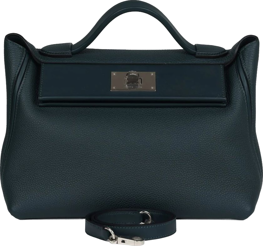 Hermes 24/24 29 Vert Cypress Togo Palladium Hardware