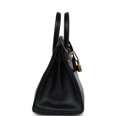 Hermes Birkin 25 Black Box Gold Hardware Hermes Birkin 25 Black Box Gold Hardware