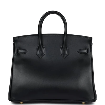 Hermes Birkin 25 Black Box Gold Hardware Hermes Birkin 25 Black Box Gold Hardware
