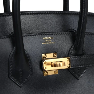 Hermes Birkin 25 Black Box Gold Hardware Hermes Birkin 25 Black Box Gold Hardware