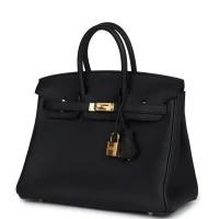 Hermes Birkin 25 Black Togo Gold Hardware Hermes Birkin 25 Black Togo Gold Hardware