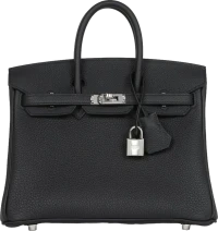 Hermes Birkin 25 Black Togo Palladium Hardware Hermes Birkin 25 Black Togo Palladium Hardware