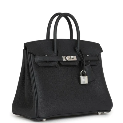 Hermes Birkin 25 Black Togo Palladium Hardware Hermes Birkin 25 Black Togo Palladium Hardware