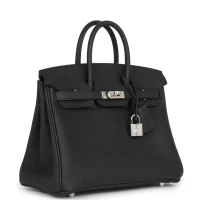 Hermes Birkin 25 Black Togo Palladium Hardware Hermes Birkin 25 Black Togo Palladium Hardware