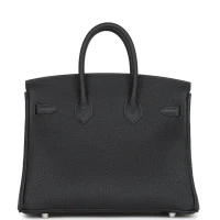 Hermes Birkin 25 Black Togo Palladium Hardware Hermes Birkin 25 Black Togo Palladium Hardware