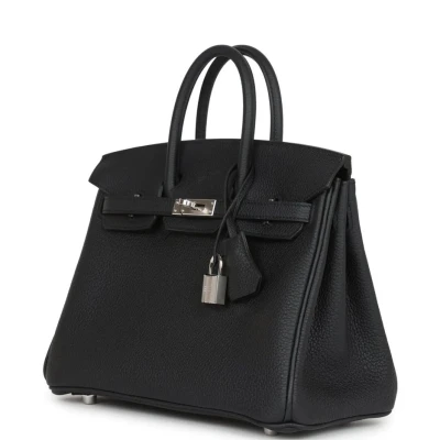 Hermes Birkin 25 Black Togo Palladium Hardware Hermes Birkin 25 Black Togo Palladium Hardware