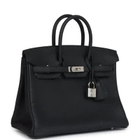 Hermes Birkin 25 Black Togo Palladium Hardware Hermes Birkin 25 Black Togo Palladium Hardware