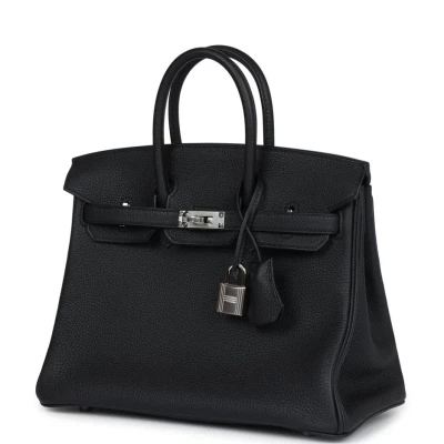 Hermes Birkin 25 Black Togo Palladium Hardware Hermes Birkin 25 Black Togo Palladium Hardware