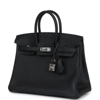 Hermes Birkin 25 Black Togo Palladium Hardware Hermes Birkin 25 Black Togo Palladium Hardware