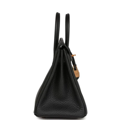 Hermes Birkin 25 Black Togo Rose Gold Hardware Hermes Birkin 25 Black Togo Rose Gold Hardware