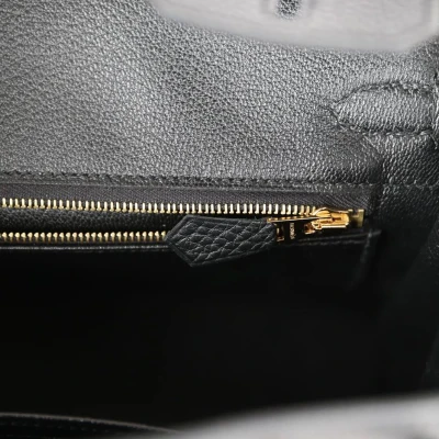 Hermes Birkin 25 Black Togo Rose Gold Hardware Hermes Birkin 25 Black Togo Rose Gold Hardware