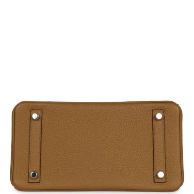 Hermes Birkin 25 Bronze D'or Verso Togo Palladium Hardware Hermes Birkin 25 Bronze D'or Verso Togo Palladium Hardware