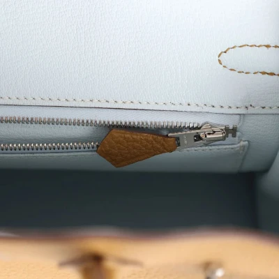 Hermes Birkin 25 Bronze D'or Verso Togo Palladium Hardware Hermes Birkin 25 Bronze D'or Verso Togo Palladium Hardware