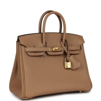Hermes Birkin 25 Chai Togo Gold Hardware Hermes Birkin 25 Chai Togo Gold Hardware
