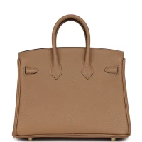 Hermes Birkin 25 Chai Togo Gold Hardware Hermes Birkin 25 Chai Togo Gold Hardware