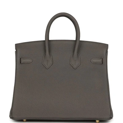 Hermes Birkin 25 Etain Togo Gold Hardware Hermes Birkin 25 Etain Togo Gold Hardware