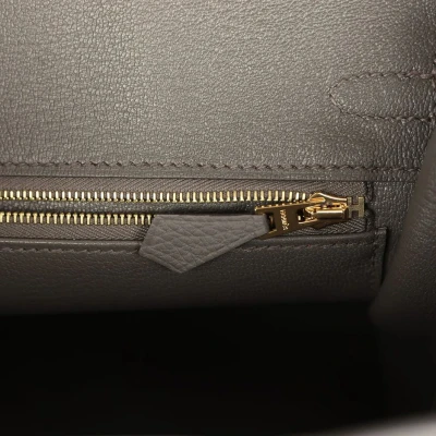 Hermes Birkin 25 Etain Togo Gold Hardware Hermes Birkin 25 Etain Togo Gold Hardware