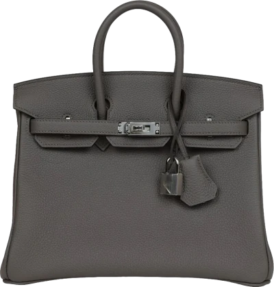 Hermes Birkin 25 Etain Togo Palladium Hardware Hermes Birkin 25 Etain Togo Palladium Hardware