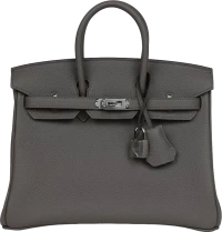 Hermes Birkin 25 Etain Togo Palladium Hardware Hermes Birkin 25 Etain Togo Palladium Hardware