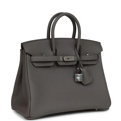 Hermes Birkin 25 Etain Togo Palladium Hardware Hermes Birkin 25 Etain Togo Palladium Hardware