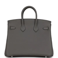 Hermes Birkin 25 Etain Togo Palladium Hardware Hermes Birkin 25 Etain Togo Palladium Hardware