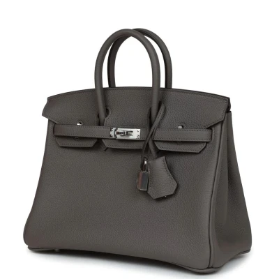 Hermes Birkin 25 Etain Togo Palladium Hardware Hermes Birkin 25 Etain Togo Palladium Hardware