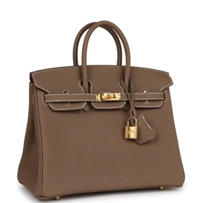 Hermes Birkin 25 Etoupe Togo Gold Hardware Hermes Birkin 25 Etoupe Togo Gold Hardware