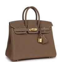 Hermes Birkin 25 Etoupe Togo Gold Hardware Hermes Birkin 25 Etoupe Togo Gold Hardware