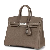 Hermes Birkin 25 Etoupe Togo Palladium Hardware Hermes Birkin 25 Etoupe Togo Palladium Hardware