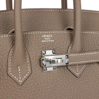 Hermes Birkin 25 Etoupe Togo Palladium Hardware Hermes Birkin 25 Etoupe Togo Palladium Hardware