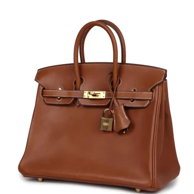 Hermes Birkin 25 Fauve Barenia Gold Hardware Hermes Birkin 25 Fauve Barenia Gold Hardware