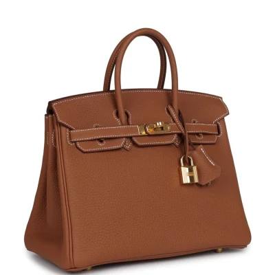 Hermes Birkin 25 Gold Togo Gold Hardware Hermes Birkin 25 Gold Togo Gold Hardware
