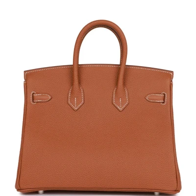Hermes Birkin 25 Gold Togo Palladium Hardware Hermes Birkin 25 Gold Togo Palladium Hardware