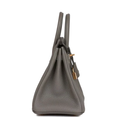 Hermes Birkin 25 Gris Meyer Togo Gold Hardware Hermes Birkin 25 Gris Meyer Togo Gold Hardware