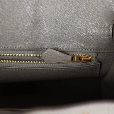 Hermes Birkin 25 Gris Meyer Togo Gold Hardware Hermes Birkin 25 Gris Meyer Togo Gold Hardware