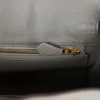 Hermes Birkin 25 Gris Meyer Togo Gold Hardware Hermes Birkin 25 Gris Meyer Togo Gold Hardware
