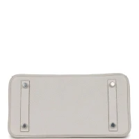 Hermes Birkin 25 Gris Pale Togo Palladium Hardware