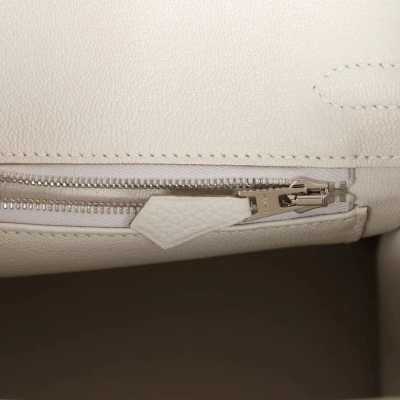 Hermes Birkin 25 Gris Pale Togo Palladium Hardware