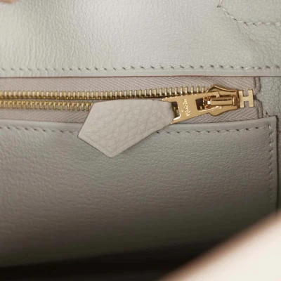 Hermes Birkin 25 Gris Perle Togo Gold Hardware