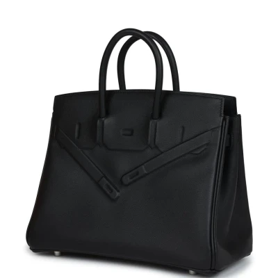 Hermes Birkin 25 Shadow Black Swift Palladium Hardware Hermes Birkin 25 Shadow Black Swift Palladium Hardware
