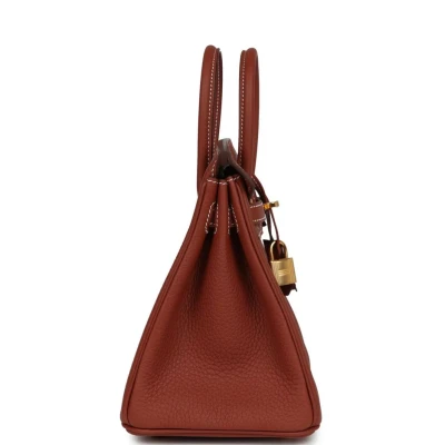 Hermes Birkin 25 Sienne Togo Gold Hardware Hermes Birkin 25 Sienne Togo Gold Hardware