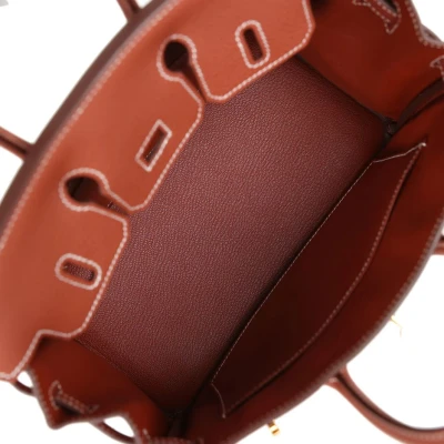 Hermes Birkin 25 Sienne Togo Gold Hardware Hermes Birkin 25 Sienne Togo Gold Hardware