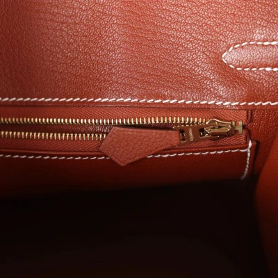 Hermes Birkin 25 Sienne Togo Gold Hardware Hermes Birkin 25 Sienne Togo Gold Hardware