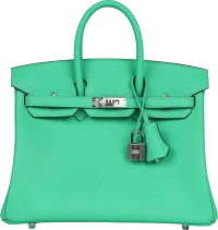 Hermes Birkin 25 Vert Comics Swift Palladium Hardware Hermes Birkin 25 Vert Comics Swift Palladium Hardware