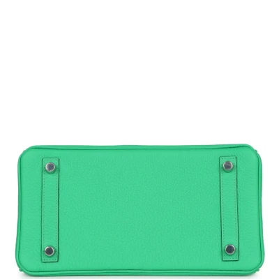 Hermes Birkin 25 Vert Comics Togo and Matte Alligator Touch Palladium Hardware Hermes Birkin 25 Vert Comics Togo and Matte Alligator Touch Palladium Hardware